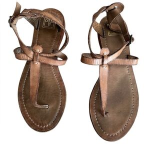 Frye Rachel sandal, full grain leather, ankle strap Size 8.5